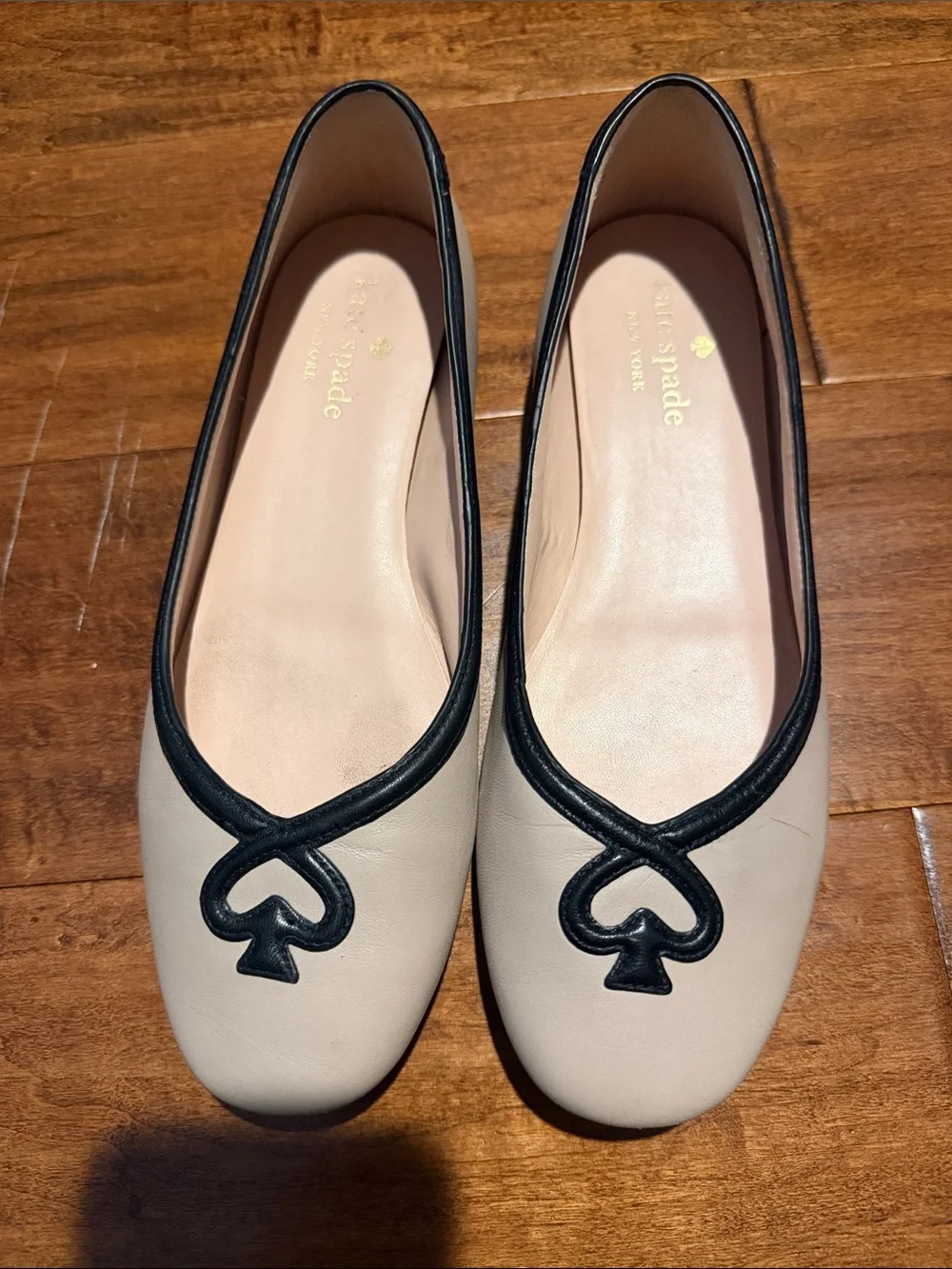Kate Spade Beige & Black Shoes Size 7